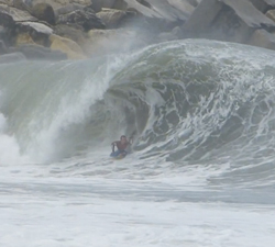 Porkito bodyboarding