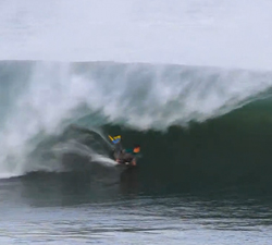 Steph Kokorelis bodyboarding