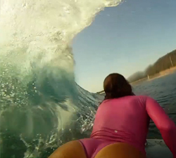 bodyboarder girl