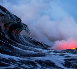 lava shorebreak photos